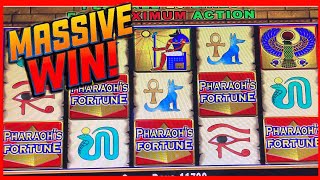 THE MOST WILDS I EVER GOT ON PHARAOH'S FORTUNE / HIGH LIMIT SLOT PLAY $100 SPINS FREE GAMES screenshot 2