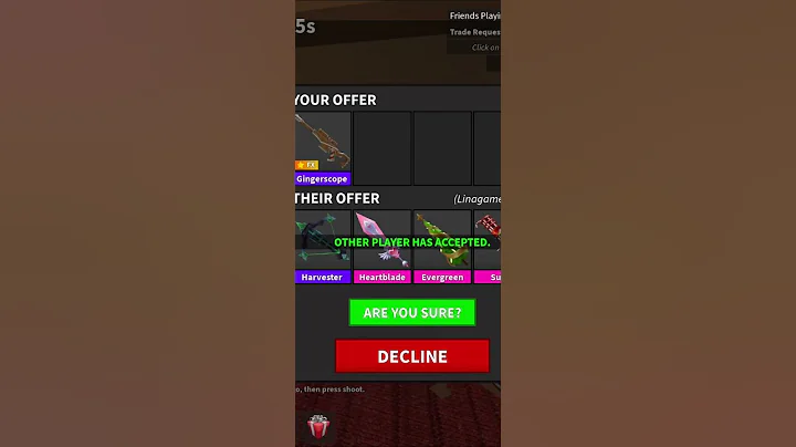 GUYS I GOT SCAMMED FOR MY GINGERSCOPE😡 || SuperiorPig || #fypシ #roblox #robloxedit #mm2