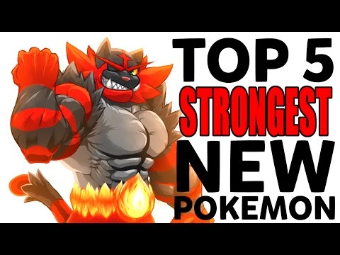 Top 5 Strongest New Pokemon from Pokemon Sun and Moon