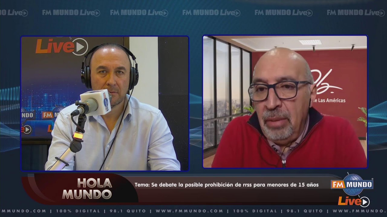#HolaMundo I En Ecuador se debate la posible prohibición de redes sociales para menores de 15 años y