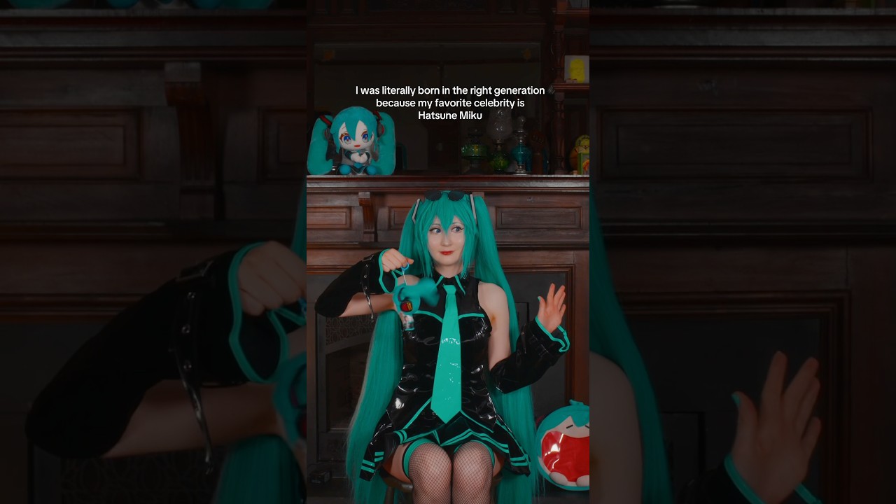 I love Hatsune Miku 🥬🥬 #hatsunemiku #hatsunemikucosplay #vocaloid #vocaloidcosplay #fortnite #miku