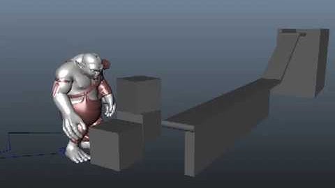 Objects Interaction Animation in Maya.