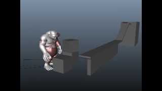 Objects Interaction Animation in Maya.