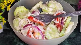 Vegetables dahi salad recipe | वेजिटेबल दही सलाद |dahi salad recipe |Sarojnikitchen