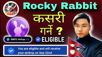 Rocky Rabbit Eligible For Airdrop कसरी गर्ने ? | Rocky Rabbit Listing Update In Nepali