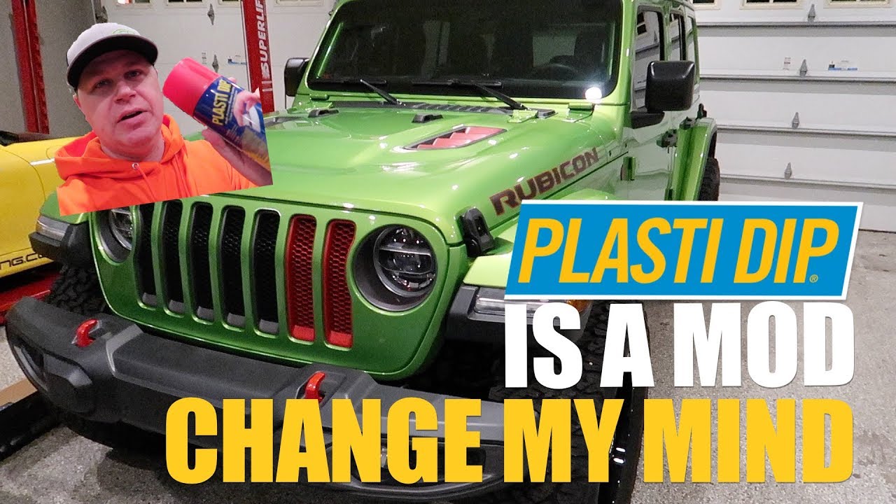 How To REMOVE, DISASSEMBLE, & PLASTI DIP JEEP JL Grill & Headlight Surround  - YouTube