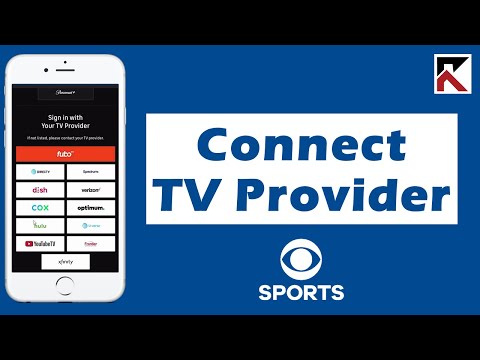 How To Connect TV Provider CBS Sports App