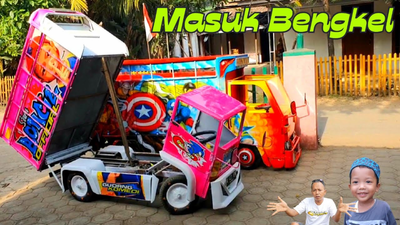 Truk Giga Sam Boncil Masuk Bengkel