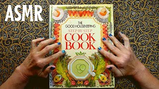 ASMR | My Favourite Illustrated Vintage Cook Book! Whispered Recipe Reading & Ramble