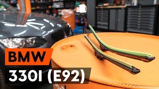 Kako zamenjati Metlice za brisalce 3 Convertible (E93) - video priročniki po korakih