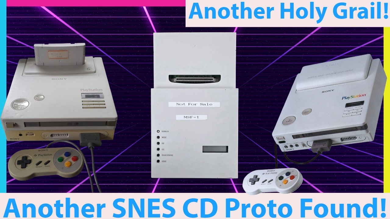 A NEW SNES CD Prototype Console Found! It Exists