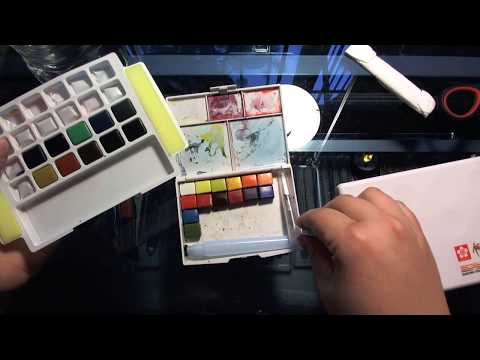 Customizing Sakura Koi watercolor Sets With St Petersburg White Nights  Watercolors 