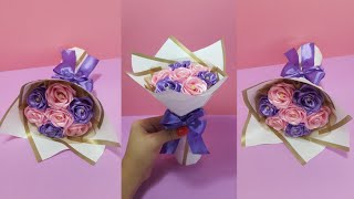 Como hacer un mini ramito de Rosas eternas para Mamá💐✨ •Tutorial paso a paso