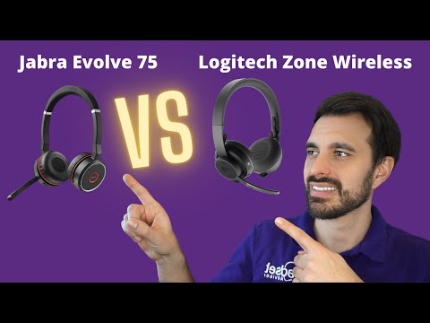 Jabra Evolve 75 vs Logitech Zone Wireless - Live Mic & Speaker Demo!