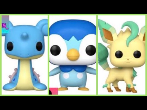 Lapras, Piplup and Leafeon Pops | Funko News