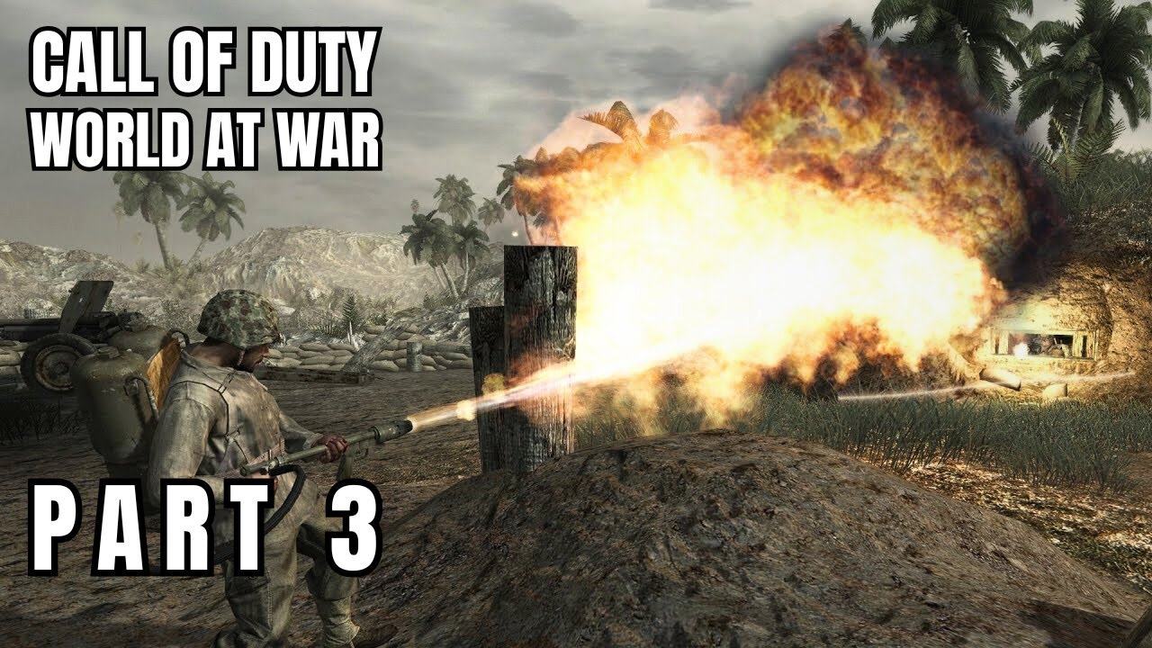 Call of Duty World At War - Gameplay Walkthrough Part 3 - Hard Landing