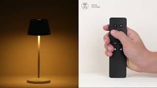 Luxe Lights • SEOUL MICRO RC - Rechargeable Table Lamp (Remote Control) • Villeroy & Boch Luxe Lights • SEOUL MICRO RC - Rechargeable Table Lamp (Remote Control) • Villeroy & Boch