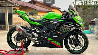 🎥 รีวิว Kawasaki ZX25R SE ปี21 วิ่ง 3,800 กิโลแท้/ EP.337 By PeeJun BIGBIKE Phaya 😎😁