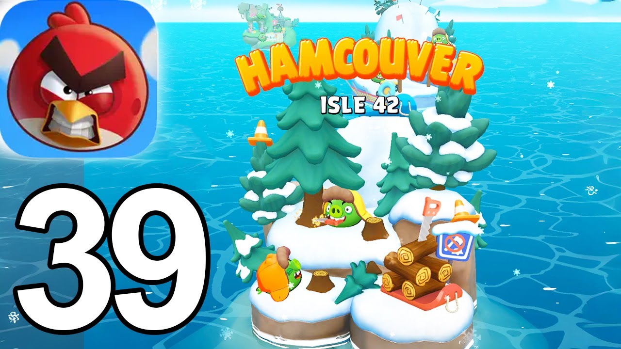 Angry Birds Bounce - Видеопрохождение игры на острове 42 в Хэмкувере, часть 39 (iOS)