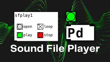 Simple Sound File Player in Pd Vanilla | Pure Data Tutorial