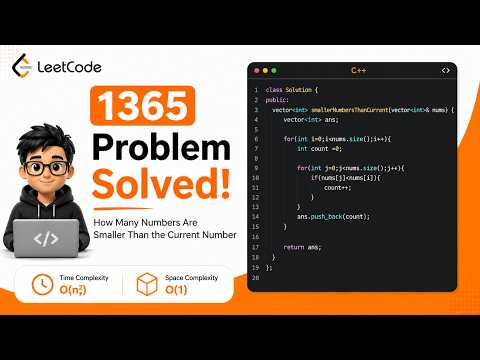 🧩 LeetCode 1365 — Simple Logic, Clean Code