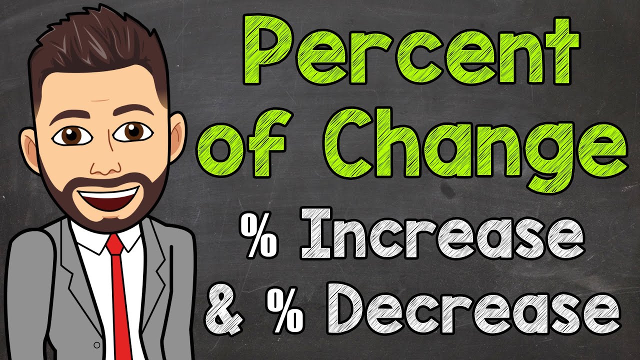 Percent Of Change | Percent Increase And Decrease | Math With Mr. J