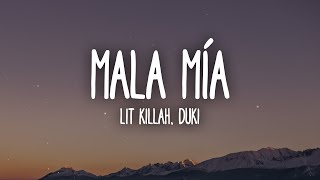 LIT killah, Duki - Mala Mía (Letra/Lyrics)