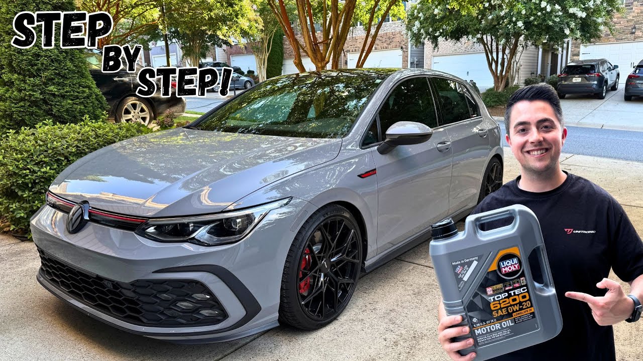 EASY DIY Oil Change On My MK8 GTI!