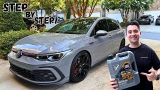 EASY DIY Oil Change On My MK8 GTI!
