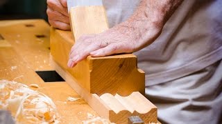 Frank Klausz using his Monster Molding Plane in his Dream Workshop