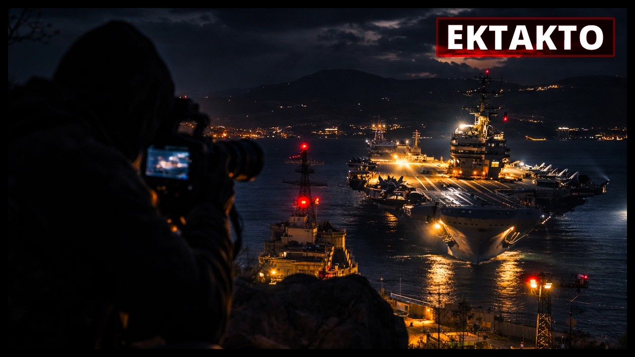 Συνελήφθη στην Σούδα Γεωργιανός που κατασκόπευε το αμερικανικό αεροπλανοφόρο USS Gerald R. Ford