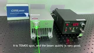 532nm 5W TEM00 High Quality DPSS Laser