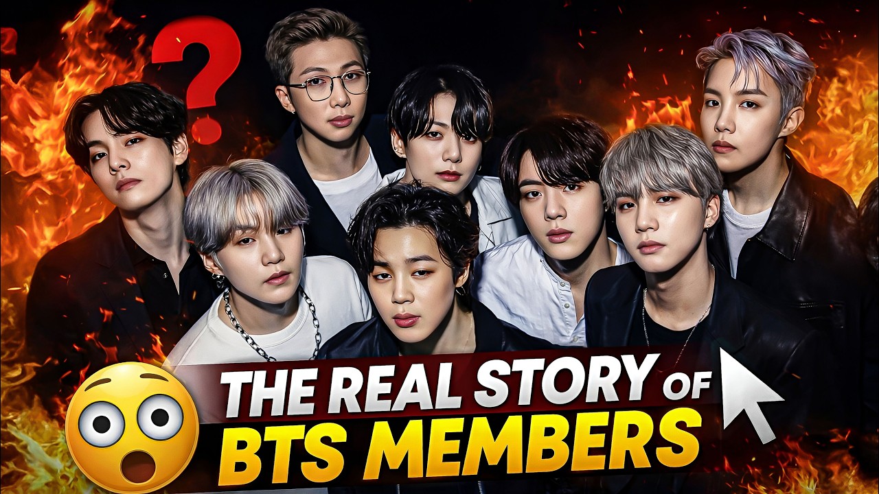 BTS Members Real Life Story in HINDI | BTS Sad Story Part 1 in Hindi Explained