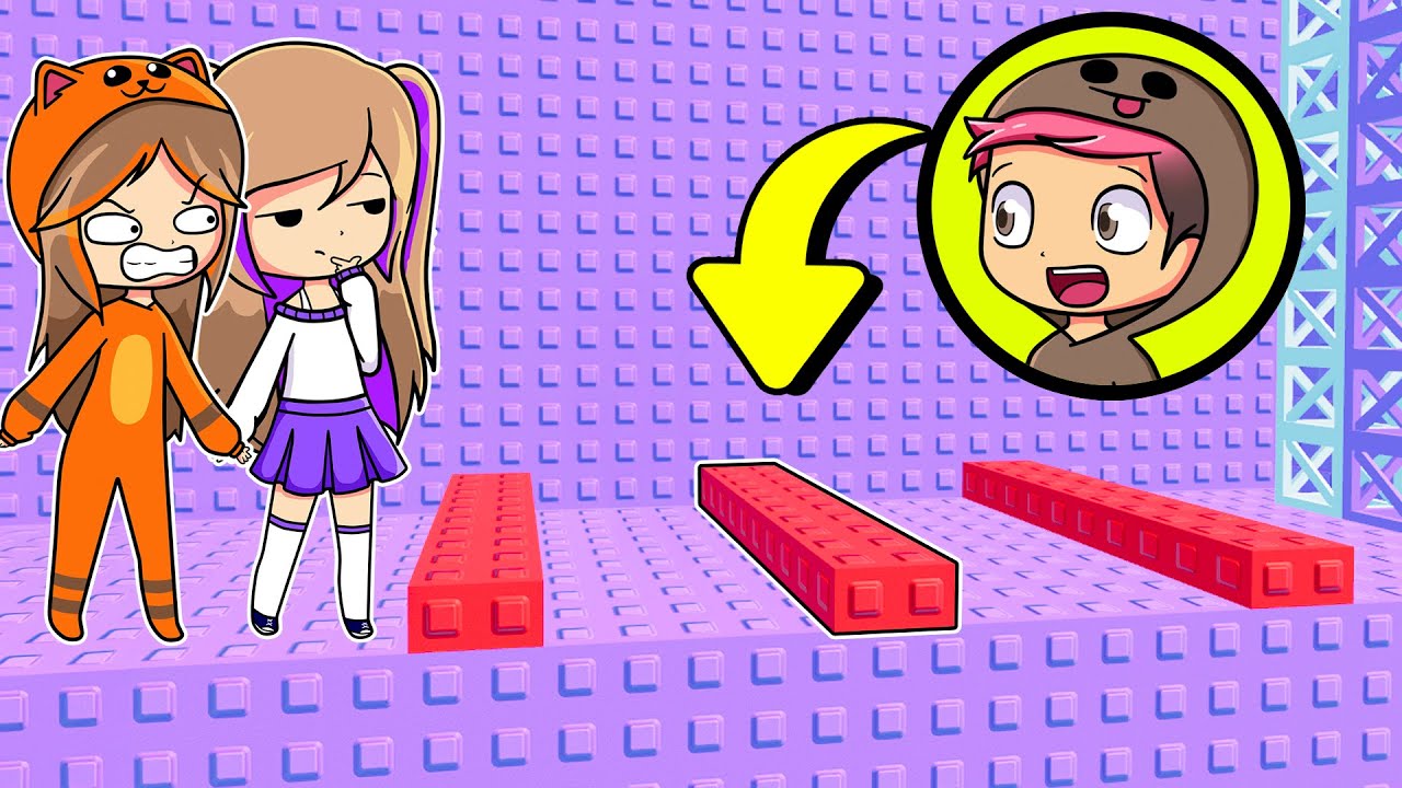 TROLLEO A LYNA y MANDARINA en la TORRE TROLL DE LAS ESCONDIDAS en ROBLOX 😂