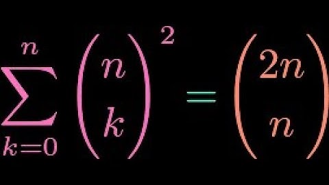 Sum of Squares of a Row of Pascal