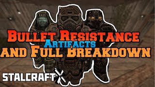 Bullet Resistance Artifacts Full Breakdown and Stats| Stalcraft X Artifact Guide