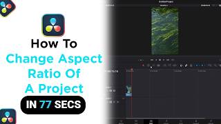 How to Change Aspect Ratio Of A Project on Davinci Resolve [NEW]