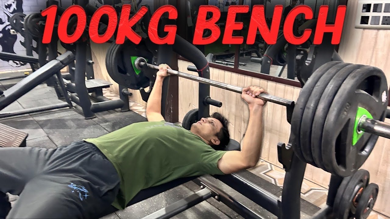 TRYING 100KG BENCH PR | PERSONAL RECORD - YouTube
