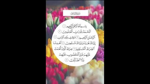 ‏حالات واتس اب☘️سورة الفاتحة 🍀 تلاوة القارئ؛🍃‏هزاع البلوشي🍃😍