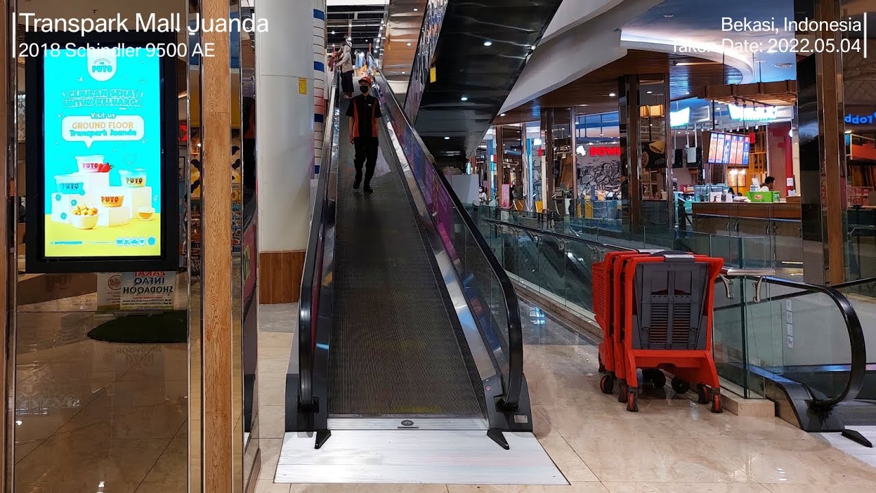 Schindler 9500 AE Travelators at Transpark Mall Juanda, Bekasi