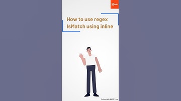 UiPath tricks | How to Use IsMatch Function with Inline Regex #rpa #uipath #uipathcommunity