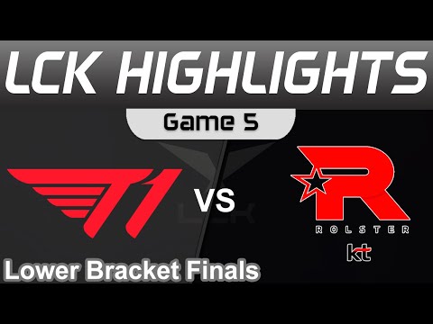 T1 vs KT Highlights Game 5 LCK Summer Lower Bracket Finals 2023 T1 vs KT Rolster by Onivia