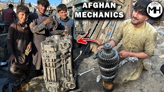 Inside Mercedes Gearbox Problem || How to Rebuild Truck Manual Transmission with basic Tools