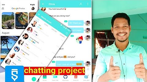 snap chatting social media project in sketchware pro #AndroidAppdeveloper #sketchware #Aauraparti