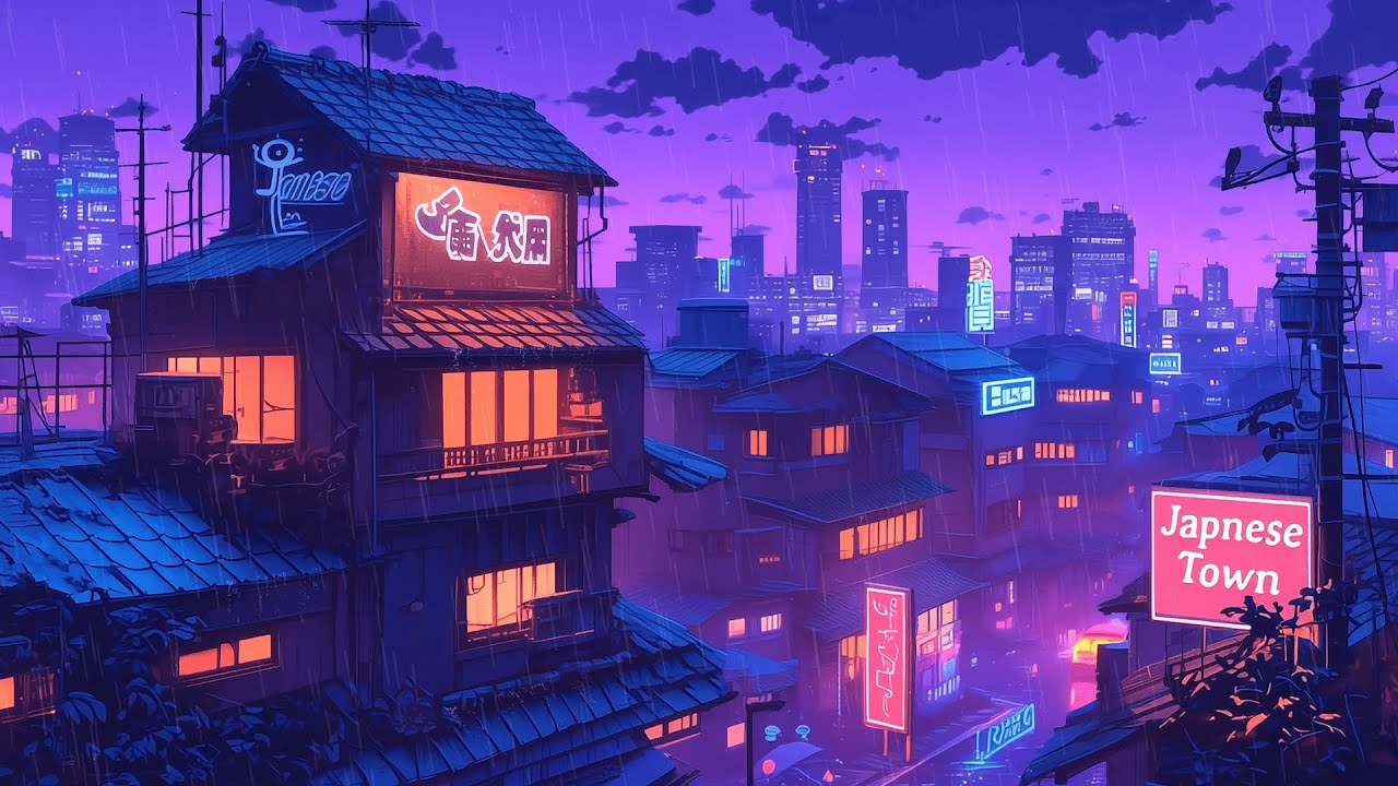 Tokyo Subway at Midnight 🚉 Rainy Lofi Vibes for Study & Sleep | Live Stream by The Japanese Town