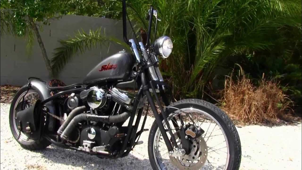 Used 2003 Harley-Davidson XL883 Custom Bobber Motorcycle for sale