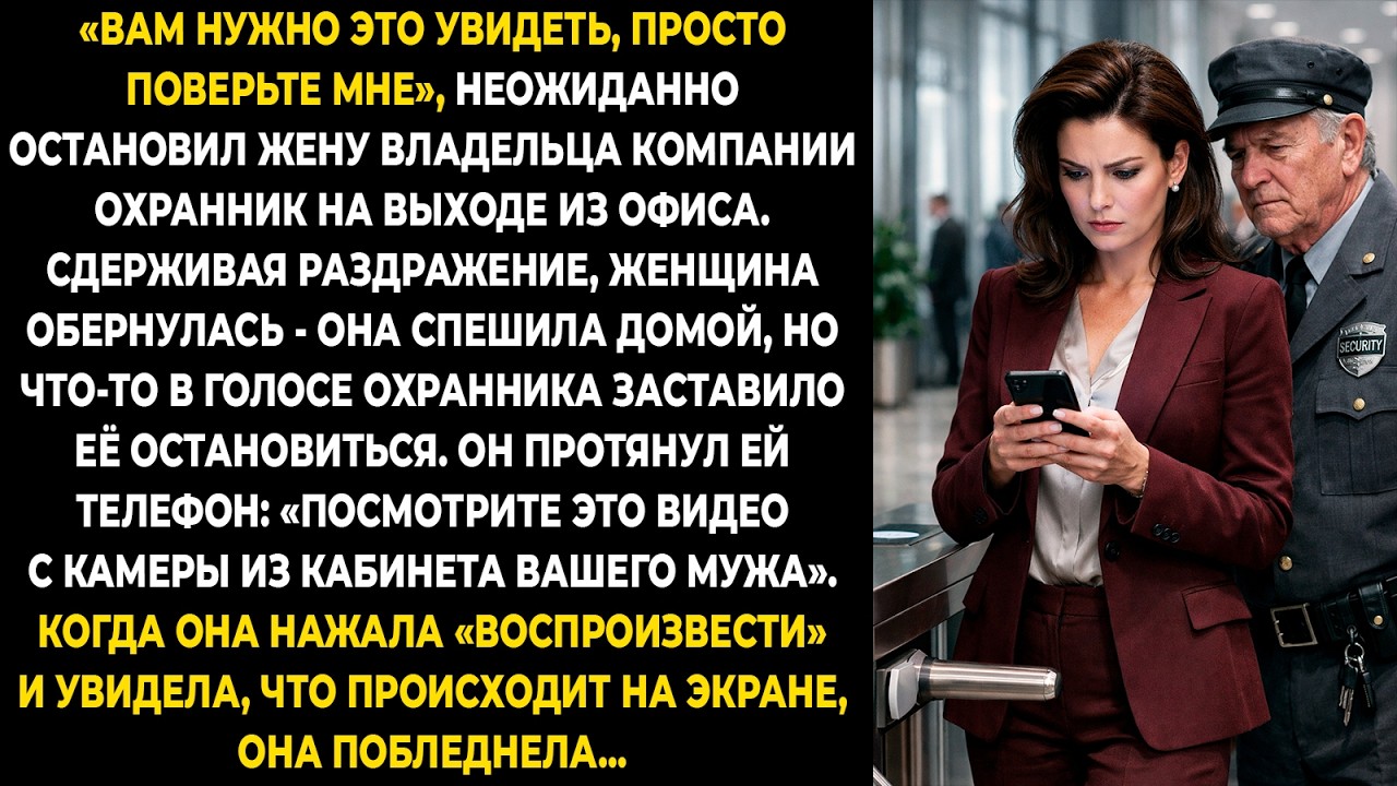 «Вам нужно это увидеть. Просто поверьте мне», — неожиданно остановил жену владельца компании ...