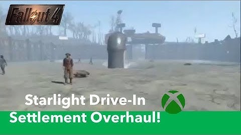 Fallout 4 Xbox One Mods|Starlight Drive-In Settlement Overhaul