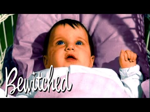 Baby Tabitha's First Words For The Press | Bewitched