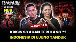 🔴RAMALAN KRISIS 98 AKAN TERULANG⁉️RUPIAH HANCUR, MBG DISOROT & RAKYAT MULAI MARAH‼️😱 #RAMALNIA